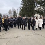 Сьогодні, 16 лютого, біля пам’ятника Кобзареві Тарасу Шевченку відбувся урочистий захід з нагоди відзначення Дня єднання.