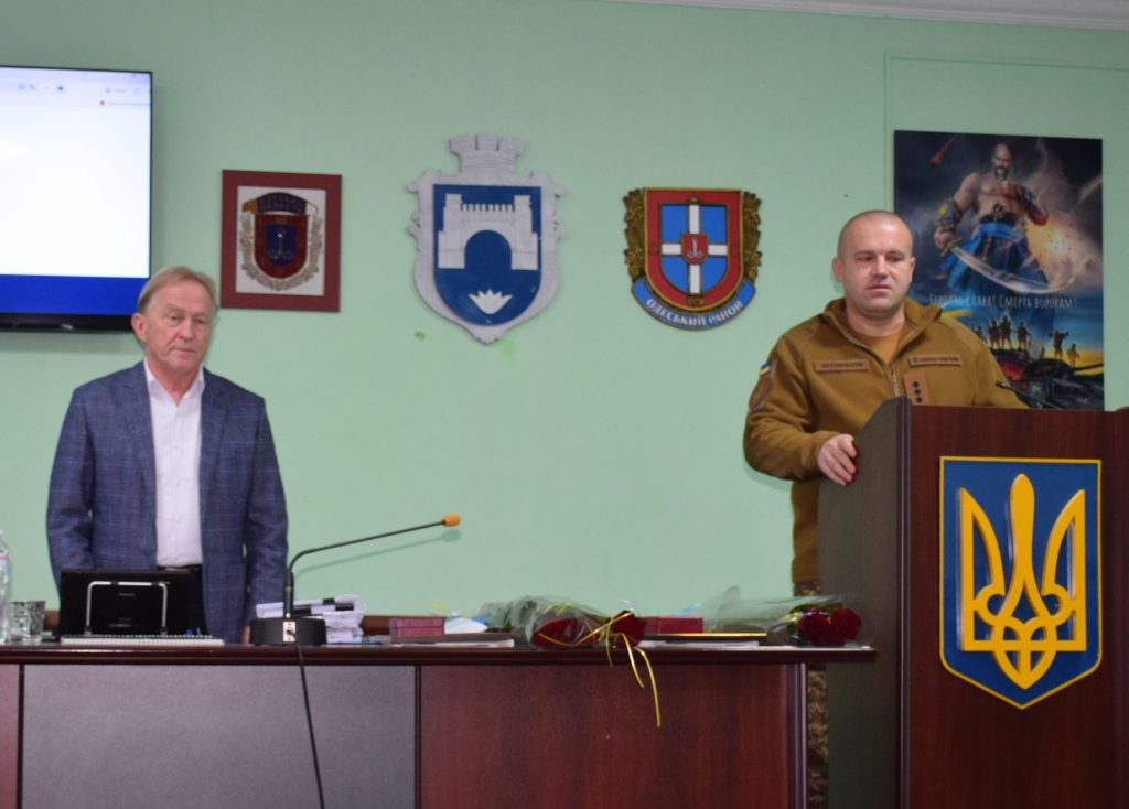 Сьогодні, в рамках сесії, відбулось нагородження Орденом “За мужність ІІІ ступеня” (посмертно) від 23 серпня 2025 року Героїв Біляївської громади -загиблого військовослужбовця Жирова Миколу Михайловича та молодшого сержанта Черепаніна Дмитра Вікторовича.